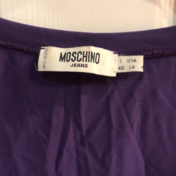 ⚡️FINAL PRICE⚡️ Vintage Moschino Jeans Purple Top - Picture 5 of 12